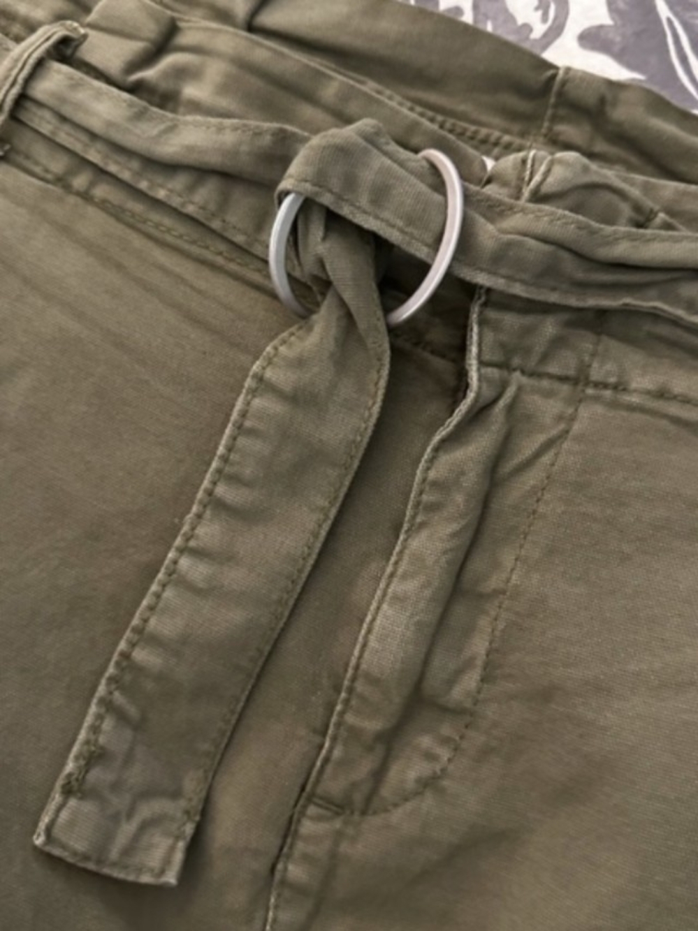 torrid Olive Green Paper Bag Waist Pants Size 3